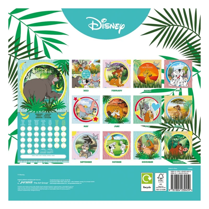  Disney calendar 2025 Disney Classics...