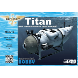 Titan 'World Famous Research and Tourist Submarine' 1/72 Model kit