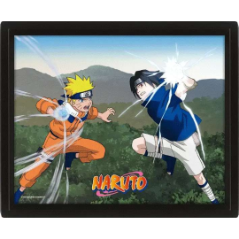 Naruto A Clash Of Power 3D Lenticular Poster Framed 
