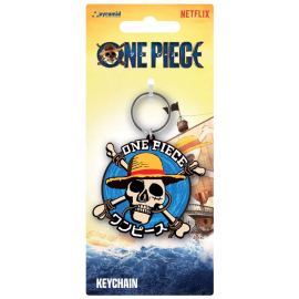 One Piece Live Action Straw Hat Pvc Keychain 