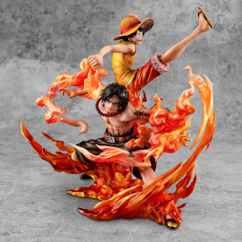 One Piece - Luffy & Ace Bond between brothers 20th Limited Ver. POP NEO-Maximum 25 cm Figurine 