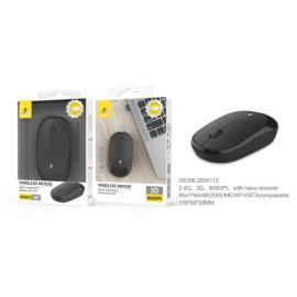 Sarco Wireless Mouse - 2.4Ghz 800 DPI - G6356 - Black 