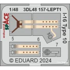 Decals I-16 Type 10 SPACE 1/48 EDUARD 