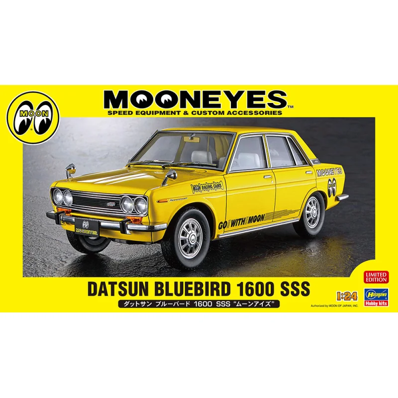 Model kit Datsun Bluebird 1600 SSS Mooneyes Hasegawa (20616