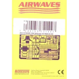 Messerschmitt Bf 110G Interior (designed to be assembled with model kits from Italeri)