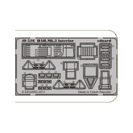 Sea King HAR. Mk.3 interior (self adhesive) (designed to be used with model kits from Hasegawa)