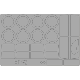 M1097 A2 Cargo Carrier (designed to be used with model kits from Italeri) Masks for painting for militar