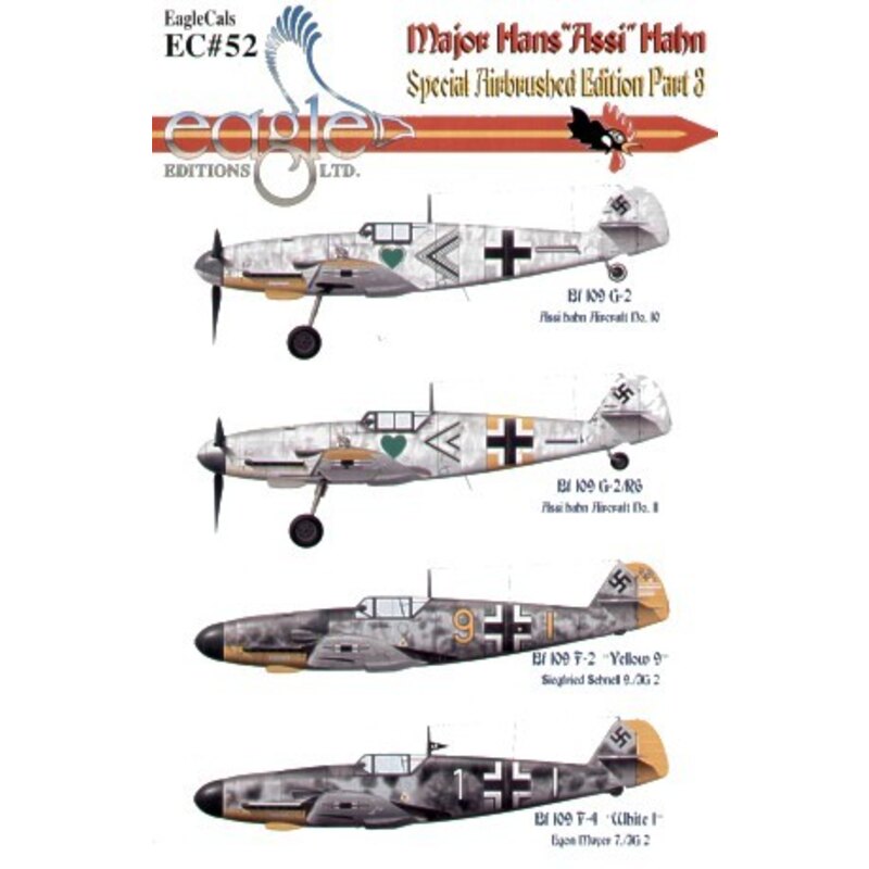 Major Hans ′Assi′ Hahn Part III Messerschmitt Bf 109F/G (4) Bf 109G-2 II./JG54 Russia Winter 1942-43 Bf 109G-2/R6 Wr 13949 II./J