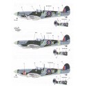 Supermarine Spitfire Mk.IX (3) BS152 AE-W 402 Squadron RCAF S/L L.M.Cameron MK826 GC-K 412 Squadron RCAF W/C George Keefer EN398