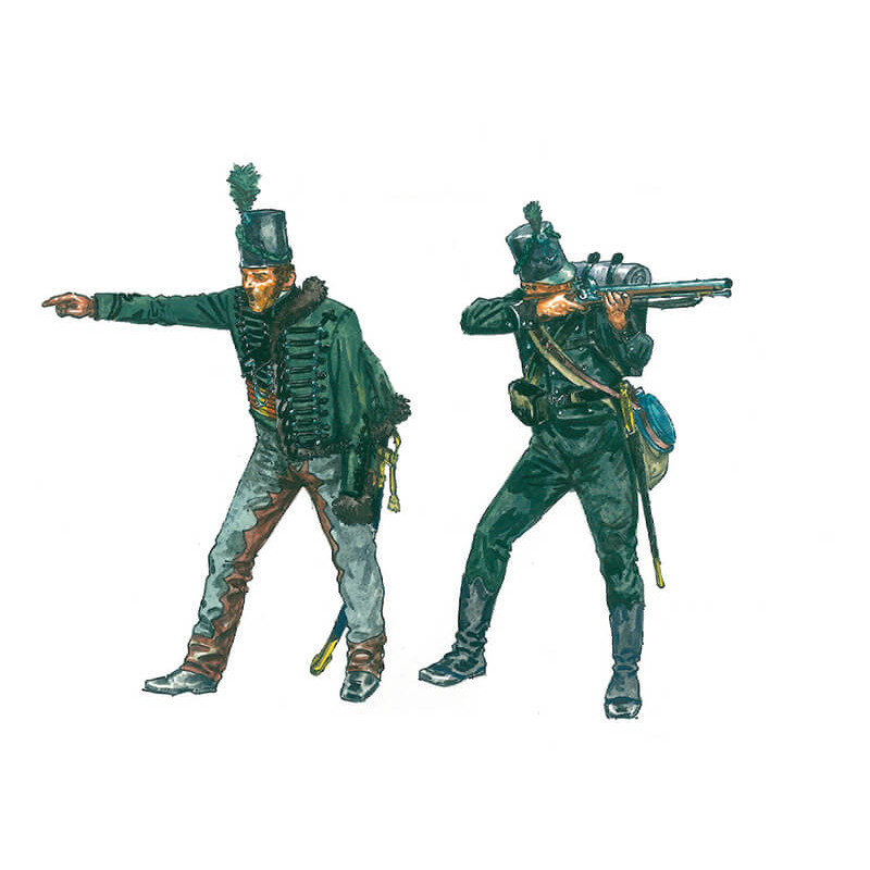 Napoleonic Wars British Green Jackets