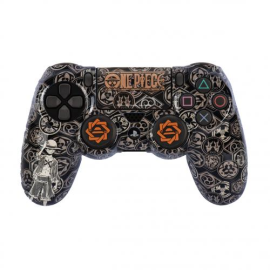 One Piece - Case + Grips for PS4 controller - Luffy 