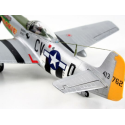 P51D Mustang Model Set - box containing the model, paints, brush and glue