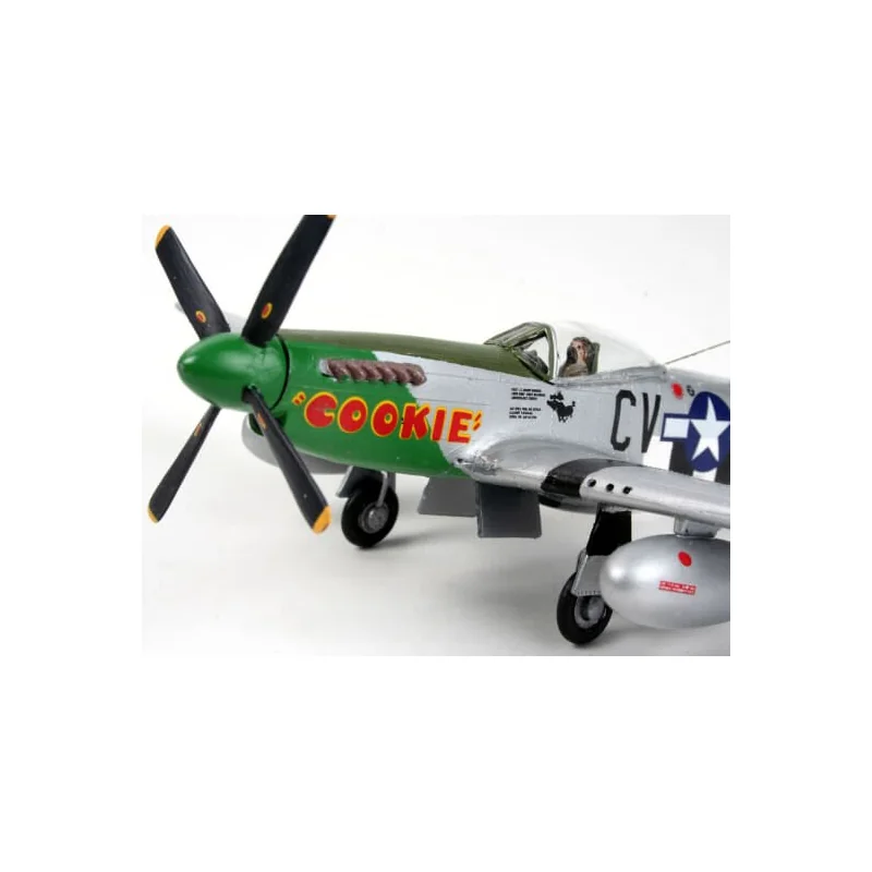 P51D Mustang Model Set - box containing the model, paints, brush and glue