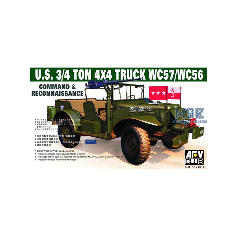 US 3/4 ton 4 x 4 truck WC57/WC56 (ex Skybow)