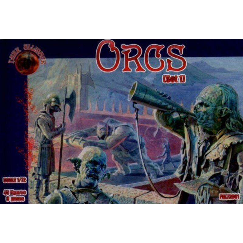 Orcs set 1 45 figures/9 poses 