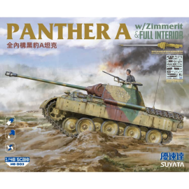 PANTHER A WITH ZIMMERIT AND FULL INTERIOR Model kit 