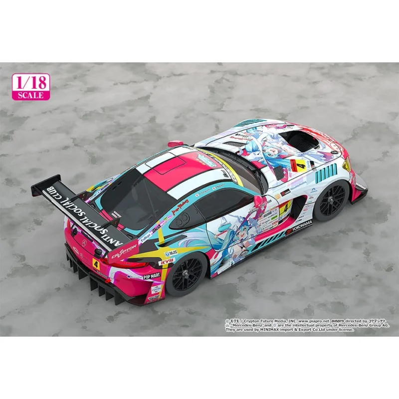 Hatsune Miku GT Project vehicle 1/18 Hatsune Miku AMG 2024 Season Opening Ver. 26cm Good Smile Racing