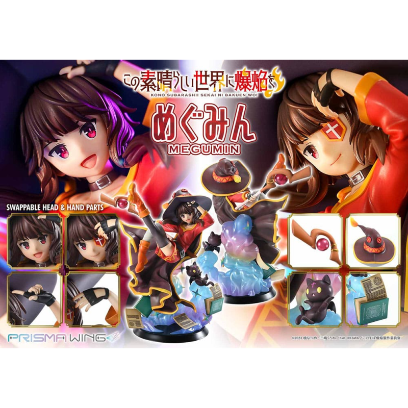 Konusuba - An Explosion on This Wonderful World! statuette 1/7 Prisma Wing Megumin 23 cm Figurines