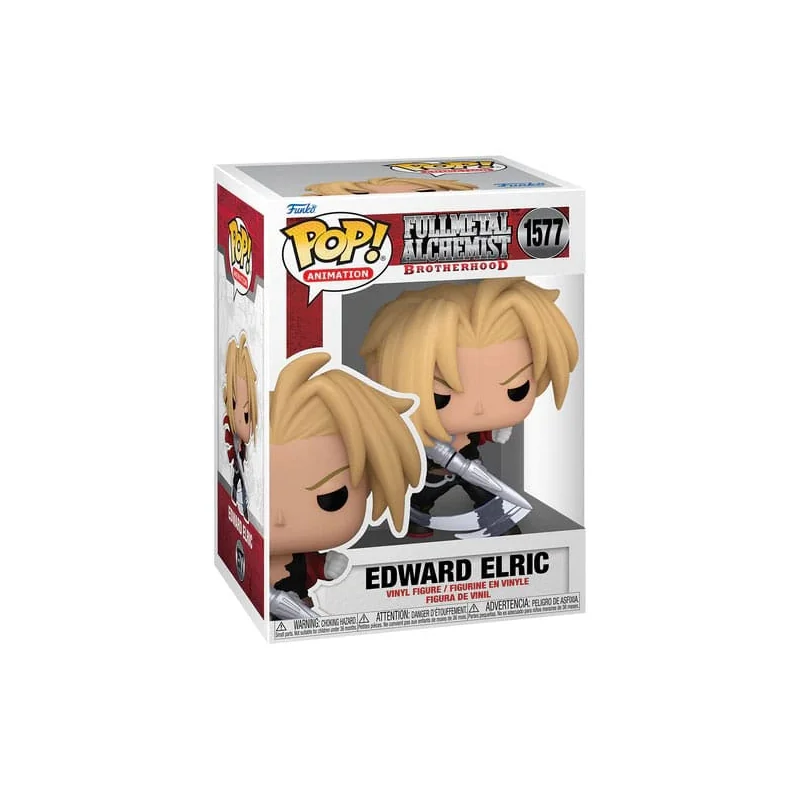 Fullmetal Alchemist Brotherhood POP! Animation Vinyl figurine E Elric w/Blade 9 cm Figurines