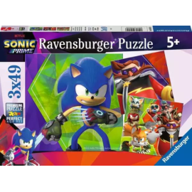 SONIC PRIME - The Adventures of Sonic - 3 Puzzle 49P 