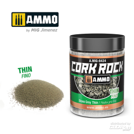 CREATE CORK Stone Grey Thin (Jar 100mL) 