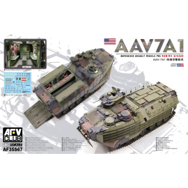 USMC/ROC AAVP-7A1 w/ EAAK & interior, ca.1989-present Model kit 