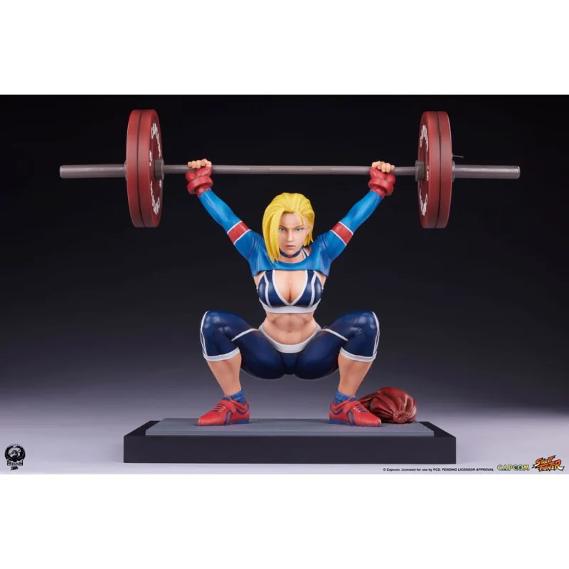 Street Fighter figure Premier Series 1/4 Cammy: Powerlifting SF6 41 cm Statue 