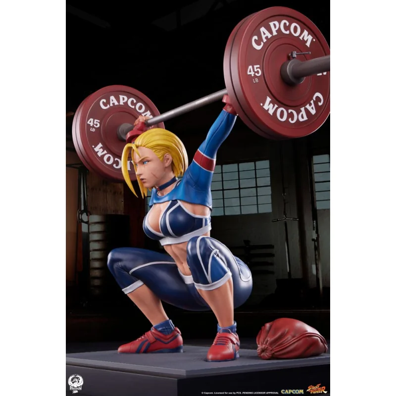 Street Fighter figure Premier Series 1/4 Cammy: Powerlifting SF6 41 cm Statue