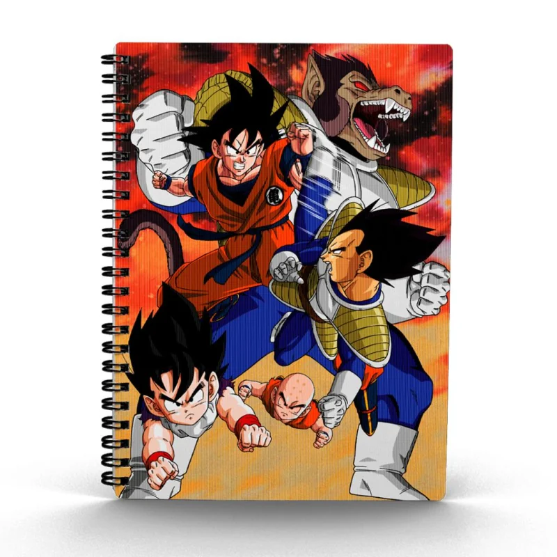 DRAGON BALL Z - Red - 3D Lenticular Effect Notebook 