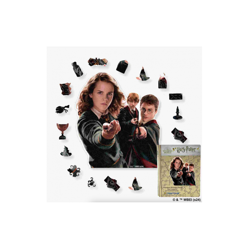 Wooden puzzle - Harry Potter – The heroes of Hogwarts – 111 pcs 