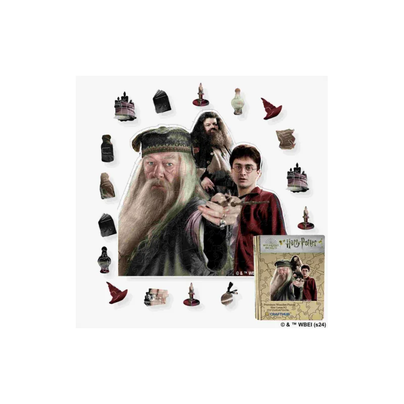 Wooden puzzle - Harry Potter – The Magical Guardians 144 pcs 