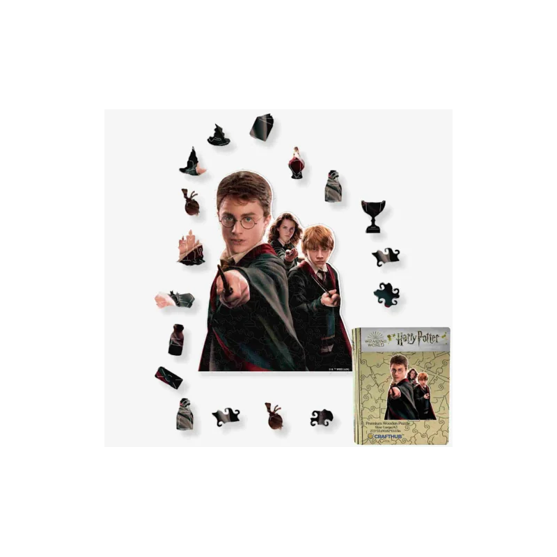 Wooden puzzle - Harry Potter – Friends 133 pcs 