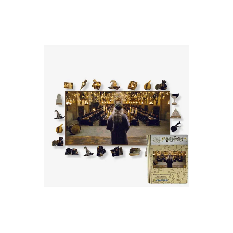 Wooden puzzle - Harry Potter – The Great Hall 122 pcs 