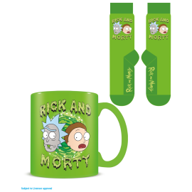 RICK & MORTY - Rick and Morty - Mug 315ml and Socks 41-45