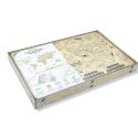 Clear 2D WOODEN WORLD MAP S