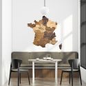 2D WOODEN FRANCE MAP Multicolor