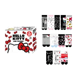 HELLO KITTY & Friends - Gift Box - 12 Pairs of Socks (S 35-41)