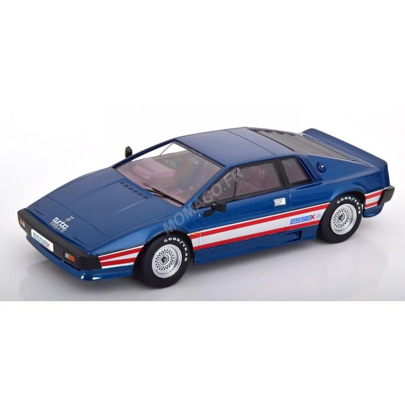 LOTUS ESPRIT TURBO ESSEX 1981 METALLIC BLUE/METALLIC GREY/RED