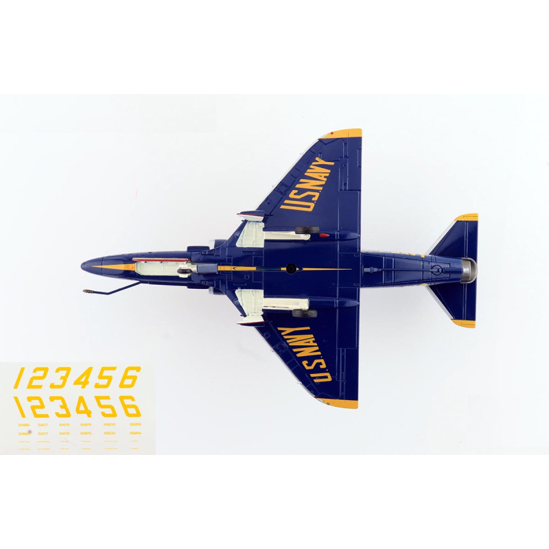 A-4F 'Blue Angels'US Navy 1979 season (with No.1 to No.6 airplanes decal)