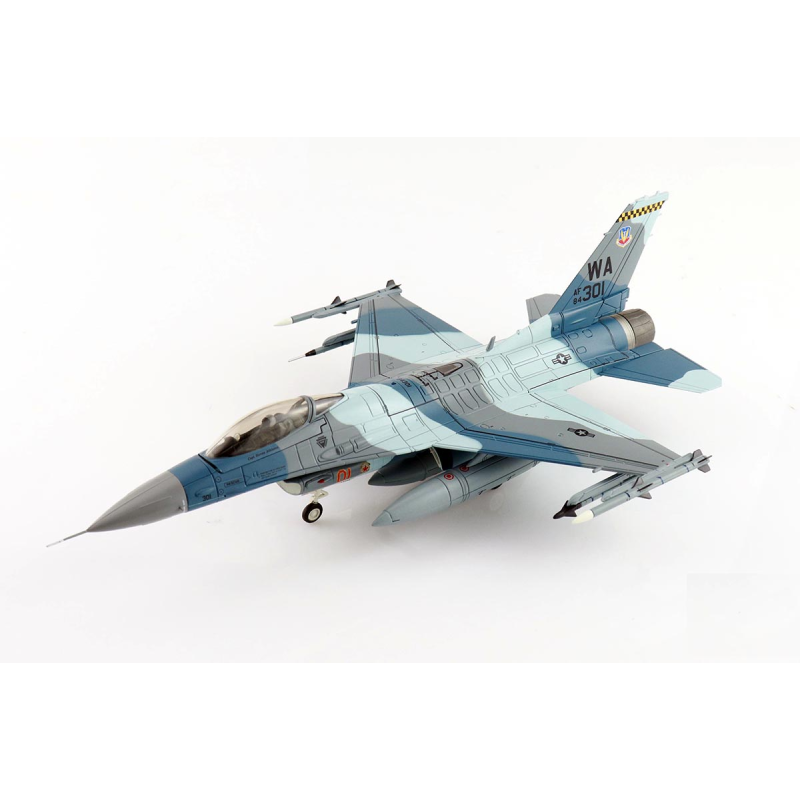 F-16C Block 25 'Blue Flanker' 84-1301 64th AGRS Nellis AFB 2012 Die cast 