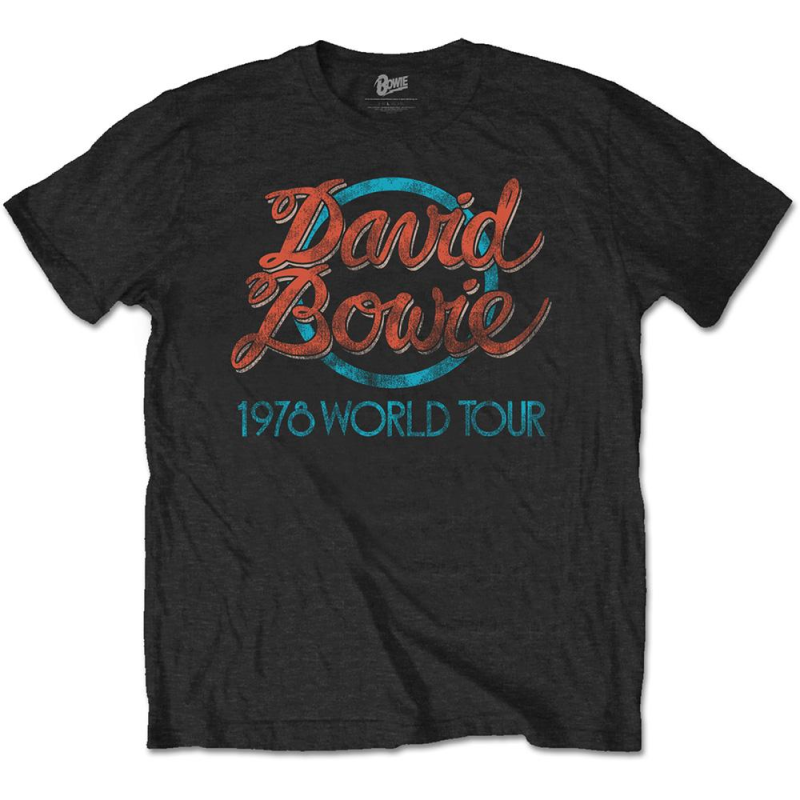 DAVID BOWIE - RWC T-Shirt - World Tour 1978