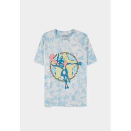 Pokemon: Greninja - Star Print Light Blue Tay Day T-shirt