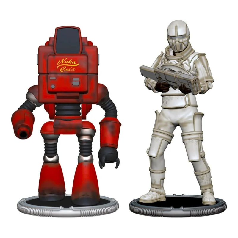 Fallout pack 2 figures Set B Nukatron & Synth 7 cm