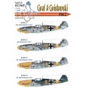 Messerschmitt Bf 109F-4/G-2 Graf & Grislawski 9/JG52 Pt 2 (4) Bf 109G-2 Graf Yellow 11+~ Grislawski Yellow 9+~ F-4 Yellow 9+~ Va