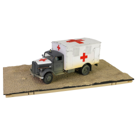 OPEL-BLITZ 3.6-6700A KFZ.305 WWII AMBULANCE WHITE Forces Of Valor
