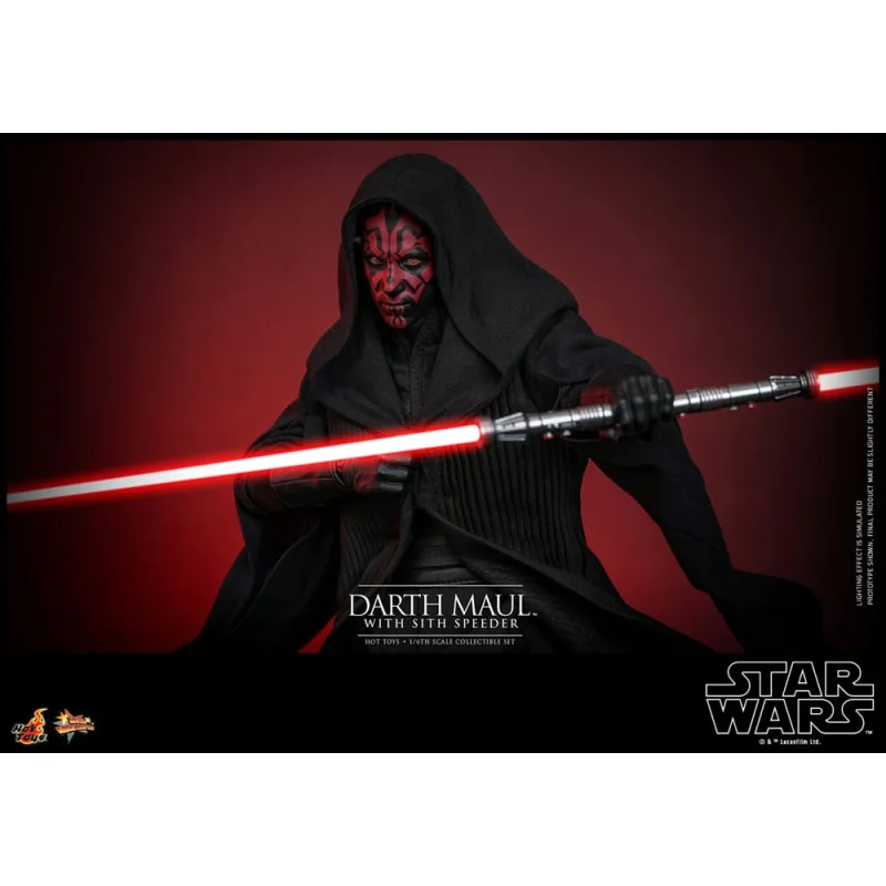 Star Wars Episode I figure Movie Masterpiece 1/6 Darth Maul with Sith Speeder 29 cm