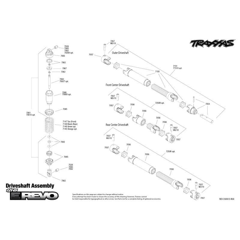 Traxxas - E-REVO 4x4 1/16 BRUSHED WITH BATTERY + CHARGER