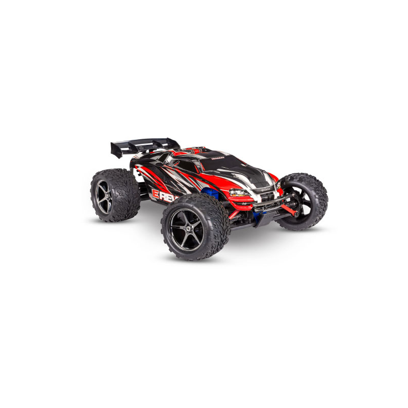 Traxxas - E-REVO 4x4 Red 1/16 BRUSHED WITH BATTERY + CHARGER