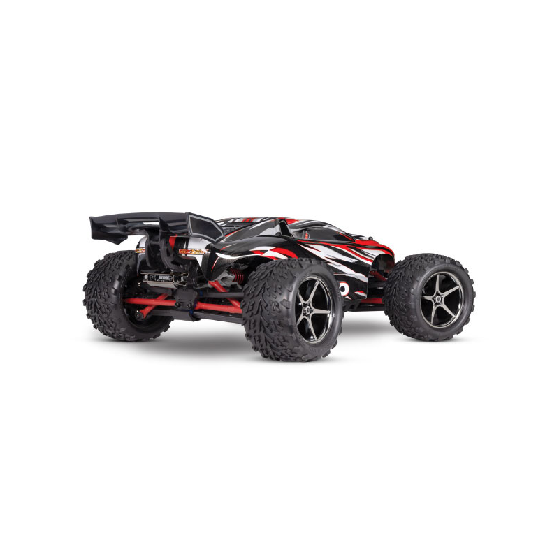 Traxxas - E-REVO 4x4 Red 1/16 BRUSHED WITH BATTERY + CHARGER