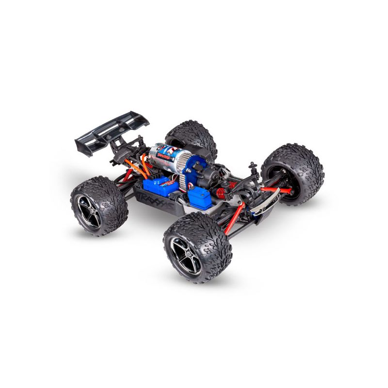 Traxxas - E-REVO 4x4 Red 1/16 BRUSHED WITH BATTERY + CHARGER